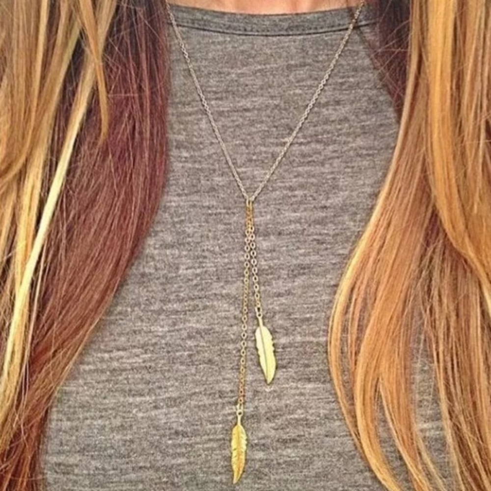 Golden Leaf Necklace